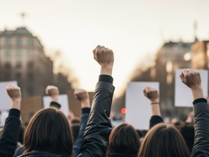 Mieszkańcy Brzegu protestują przeciwko blokadzie budowy obwodnicy w Skarbimierzu