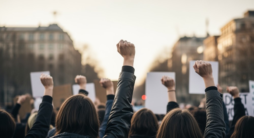 Mieszkańcy Brzegu protestują przeciwko blokadzie budowy obwodnicy w Skarbimierzu