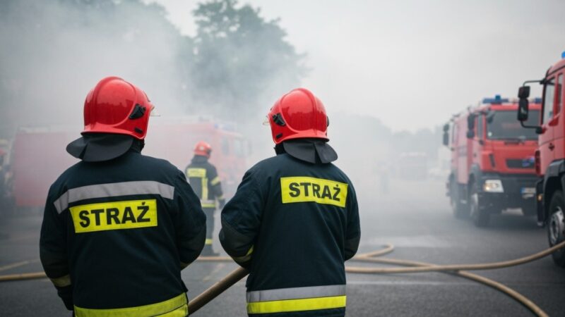 Pożar na balkonie w Opolu: Szybka akcja strażaków zapobiegła tragedii