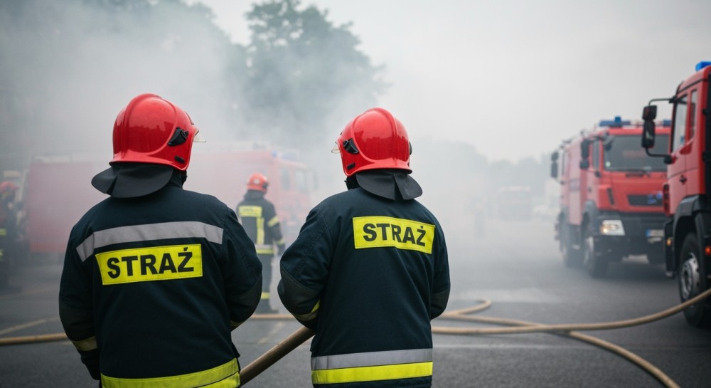 Pożar na balkonie w Opolu: Szybka akcja strażaków zapobiegła tragedii