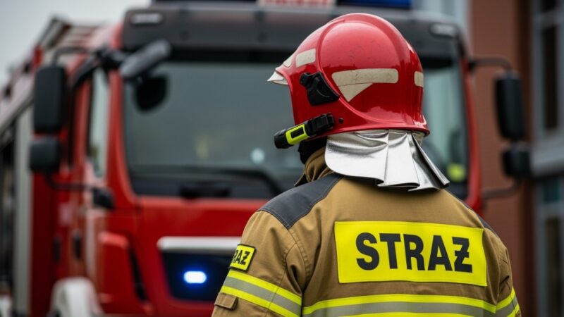 Pożar zagraża zabytkowej kaplicy na cmentarzu w Opolu
