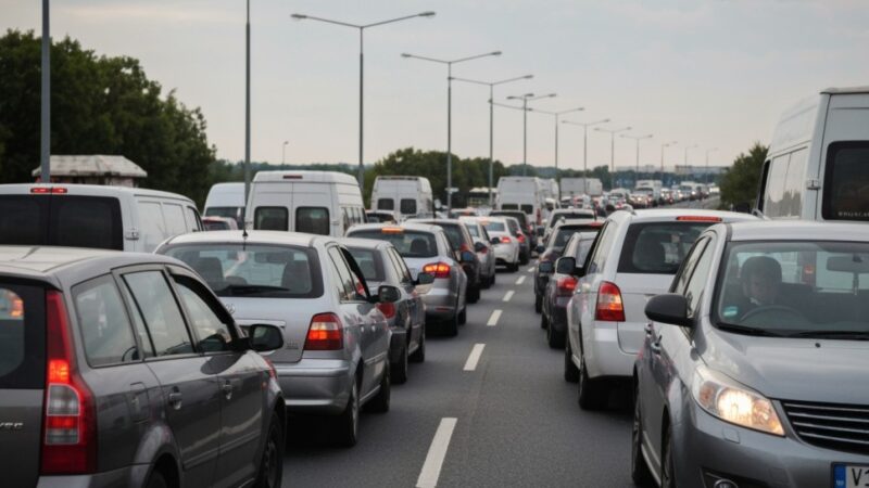 Dwa ranne osoby w wypadku na DK40 – utrudnienia w ruchu