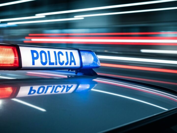 Kierowca BMW wjechał w budynek w Kluczborku, uszkadzając gazociąg