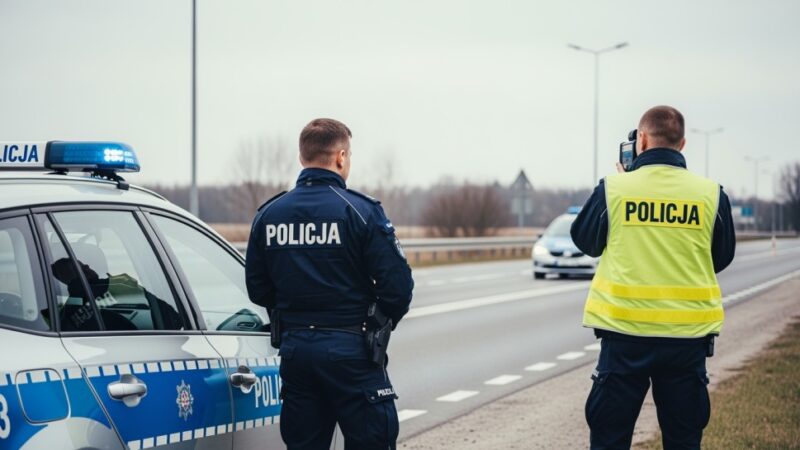 Wojewódzka akcja „Stop – Prędkość”: Kontrola kierowców ujawnia niepokojące statystyki