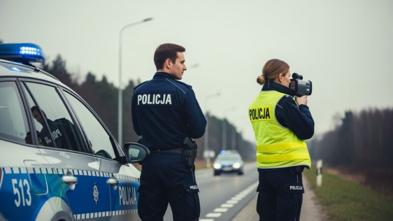 Kierowca z Kolumbii łamie przepisy na przejeździe kolejowym i dostaje 3000 zł mandatu!