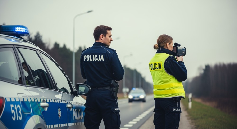 Kierowca z Kolumbii łamie przepisy na przejeździe kolejowym i dostaje 3000 zł mandatu!
