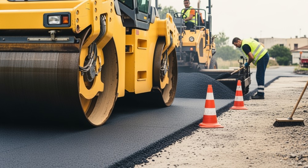 Nowa droga dla pieszych i rowerzystów wzdłuż DK46 między Ozimkiem a Grodźcem