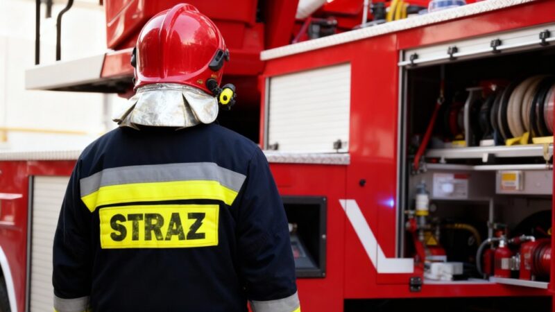 Fałszywy alarm pożarowy w Opolu: Strażacy na miejscu!