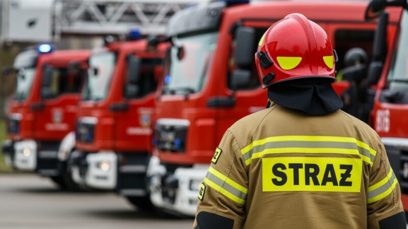 Strażacy z Opola trenują w ekstremalnych warunkach kopalni uranu