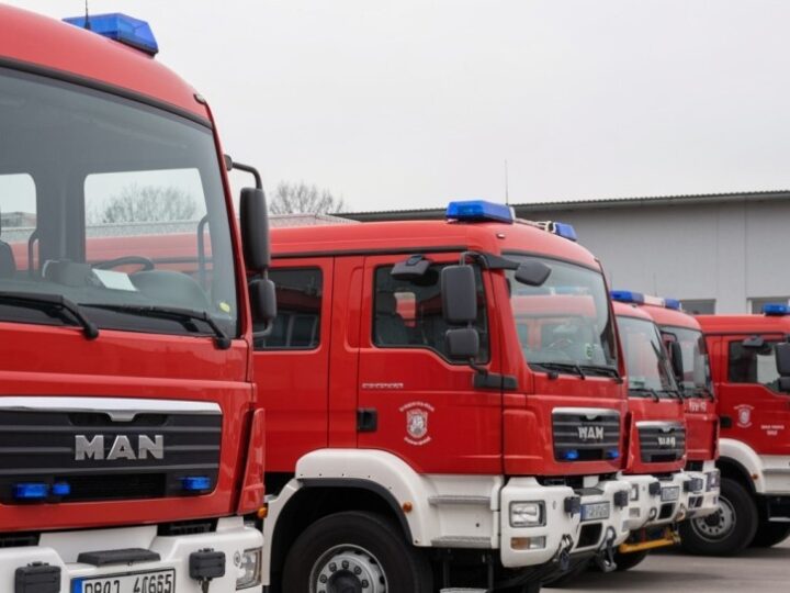 Pożegnanie Grzegorza Błaszkiewicza, legendarnego naczelnika OSP Stobrawa