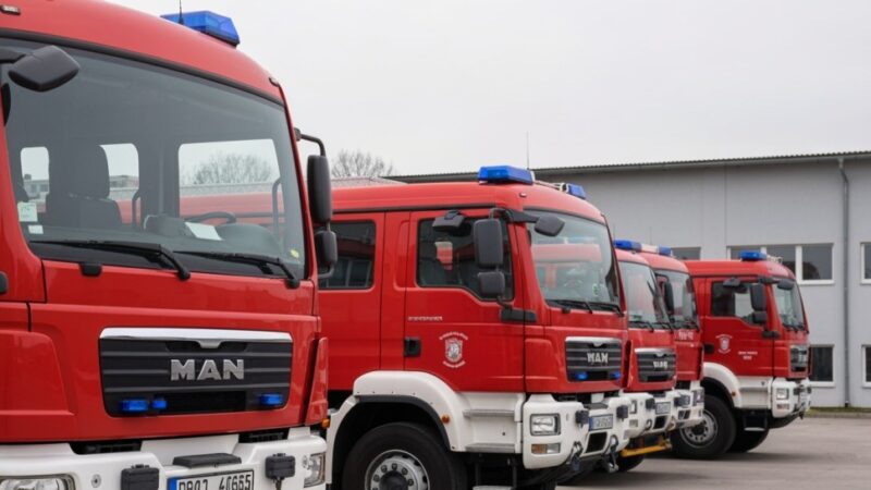 Pożegnanie Grzegorza Błaszkiewicza, legendarnego naczelnika OSP Stobrawa