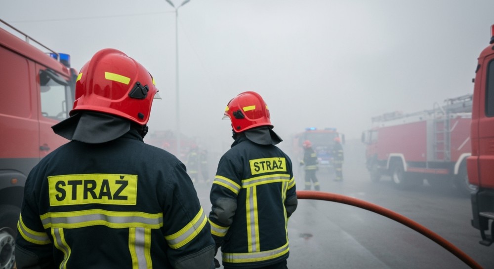 Pożar w Opolu: interwencje służb ratunkowych i policji w akcji