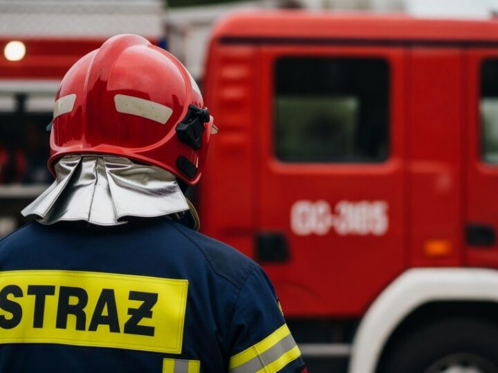 Świąteczna choinka z wozów strażackich w Opolu – tradycja pełna pasji