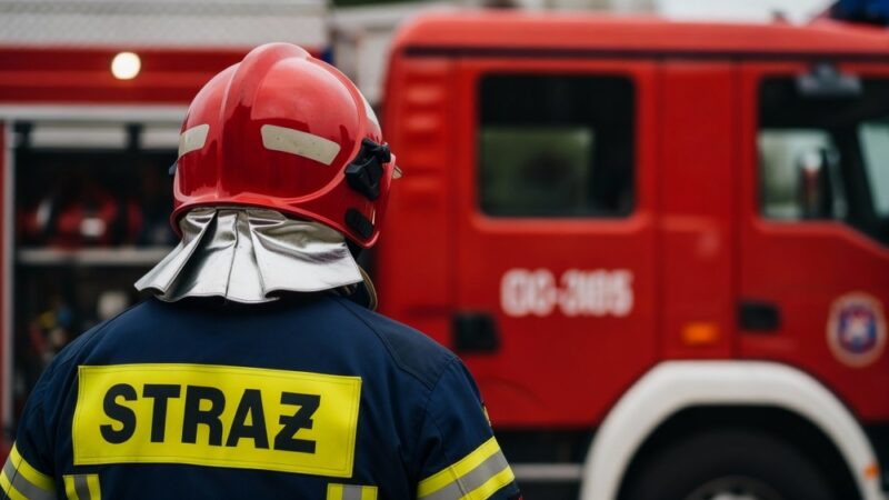 Świąteczna choinka z wozów strażackich w Opolu – tradycja pełna pasji