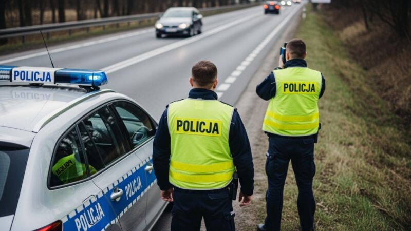 Bezpieczeństwo na drogach: Policja ukarała kierowców za nieodpowiedzialne zachowania