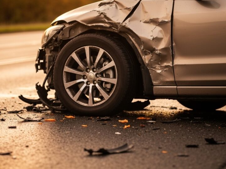 Zderzenie motocykla z samochodem w Opolu: jedna osoba ranna