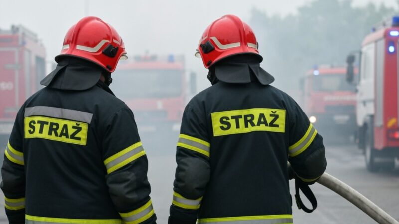 Policjanci z Prudnika uratowali 37-latka z płonącej kamienicy