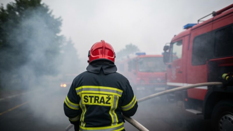 Wybuch w śmieciarce: niebezpieczne baterie w Grodźcu
