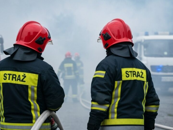 Pożar garażu w Opolu: strażacy szybko na miejscu akcji