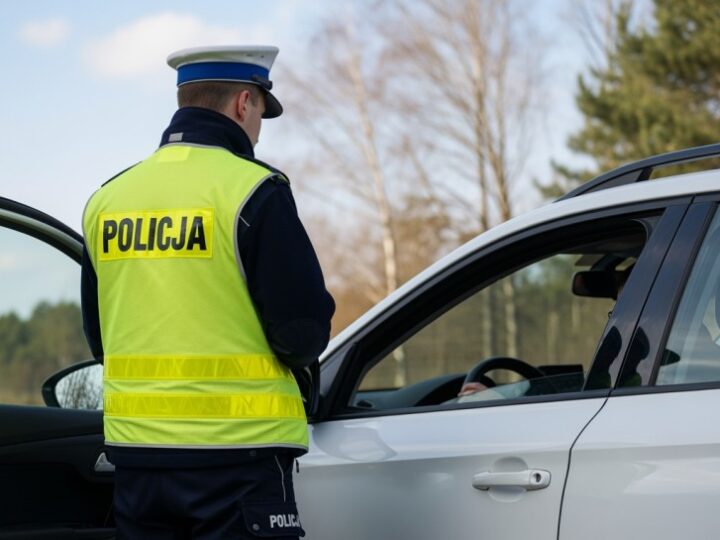 Bezpieczny weekend na drogach powiatu oleskiego: pozytywne wyniki kontroli policji