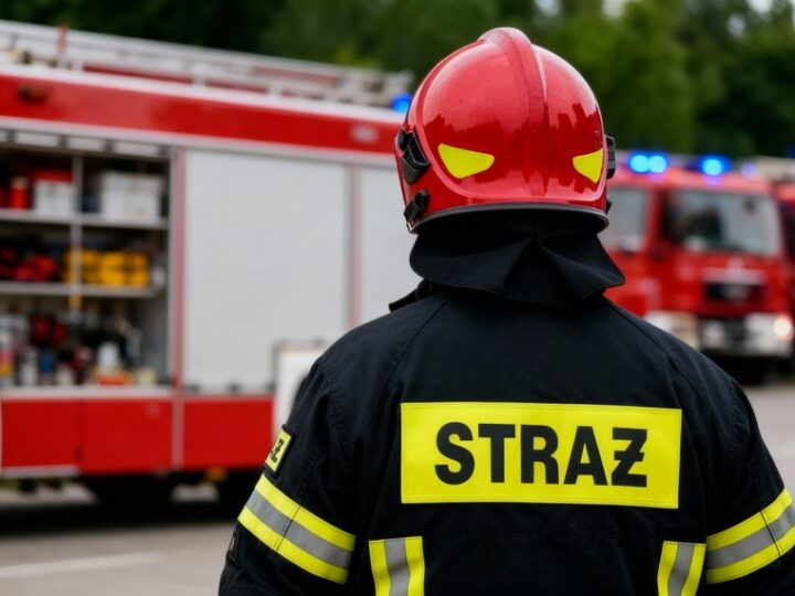 Nocne interwencje strażaków z Opola: wypadek i pożar w Szczepanowicach