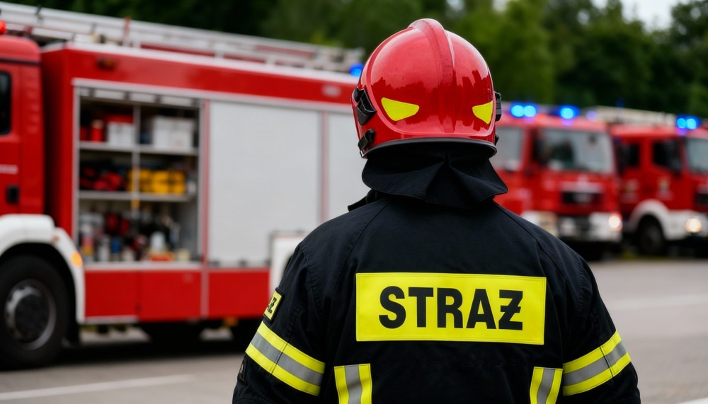 Nocne interwencje strażaków z Opola: wypadek i pożar w Szczepanowicach