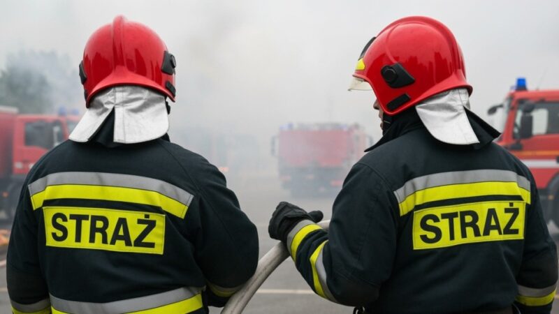 Szybka interwencja strażaków gasi pożar piwnicy w Opolu