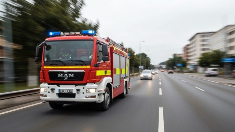 Pożar traw w Opolu: strażacy walczą z ogniem nad Odrą