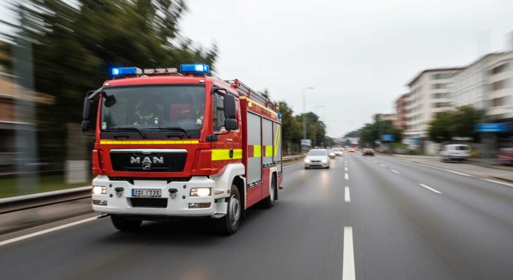 Pożar traw w Opolu: strażacy walczą z ogniem nad Odrą