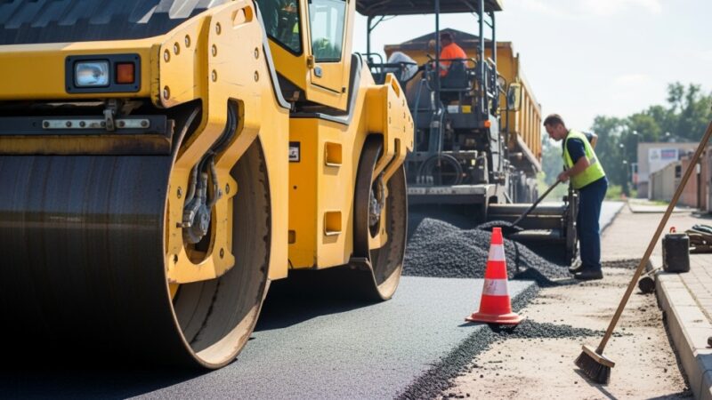 Zamknięcie ulicy Sikorskiego w Ozimku z powodu wymiany progów zwalniających