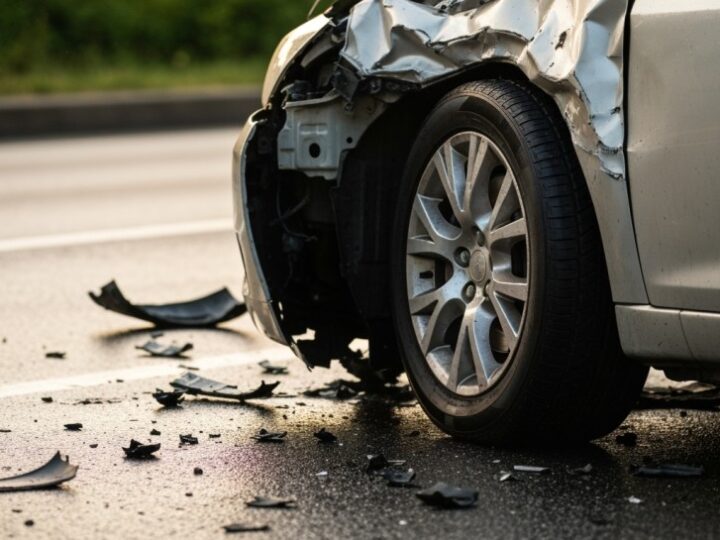 Wypadek na A4: Kierowca audi w szpitalu po zderzeniu z manem