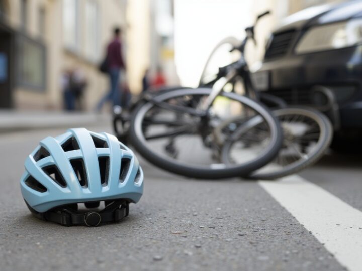 Rowerzysta w szpitalu po kolizji z samochodem