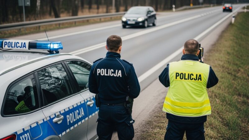 Kierująca audi straciła prawo jazdy za prędkość 150 km/h w strefie 90 km/h