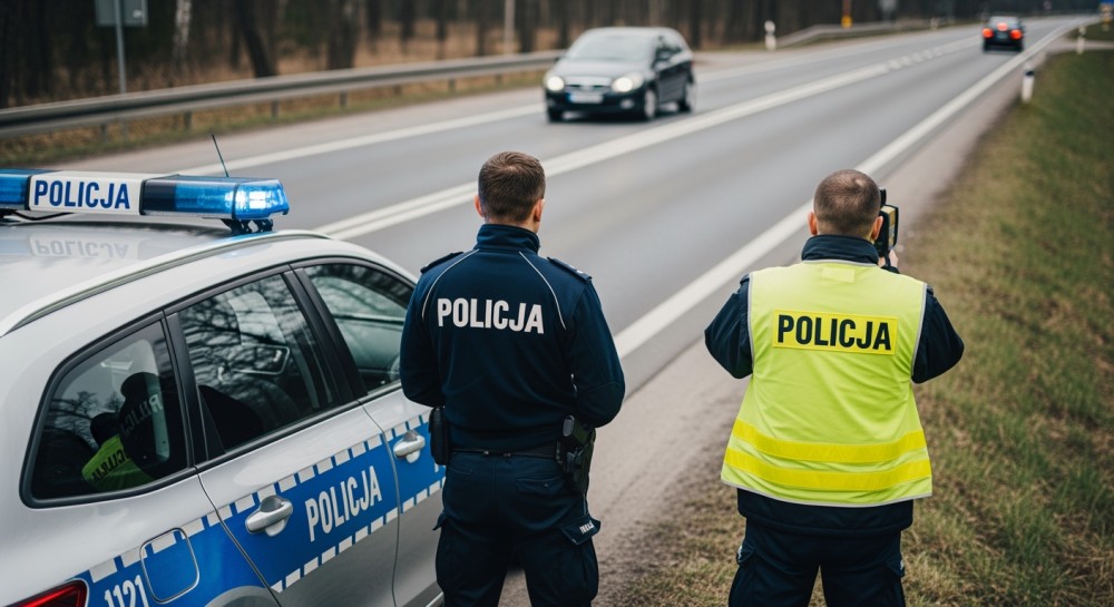 Kierująca audi straciła prawo jazdy za prędkość 150 km/h w strefie 90 km/h