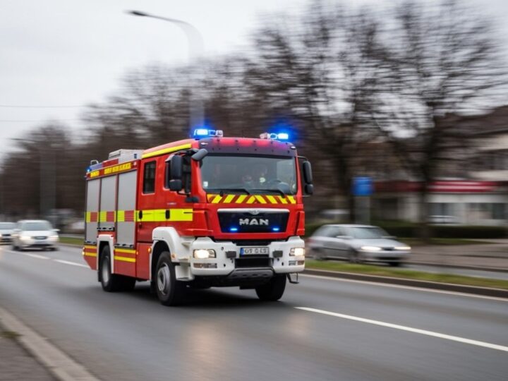 Pożar pralki w Opolu: strażacy błyskawicznie ewakuują mieszkańców