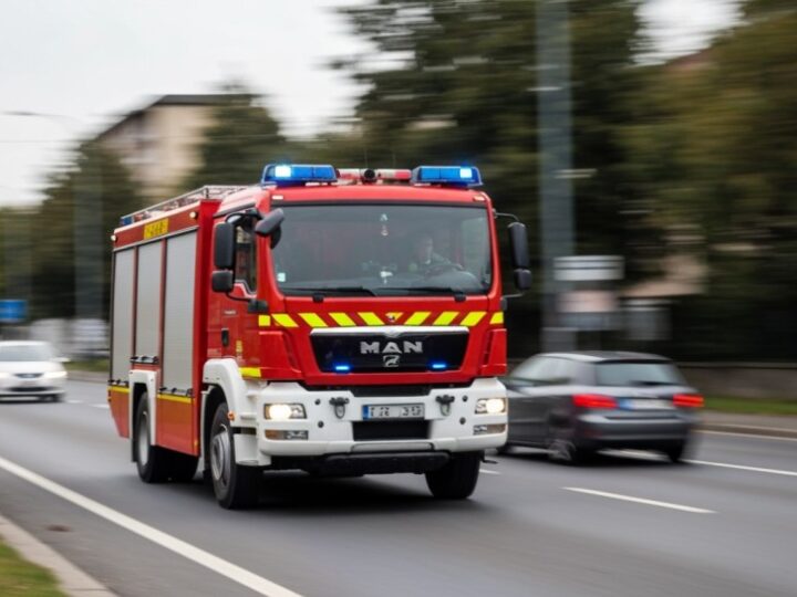 Kierowca w Opolu gasi pożar samochodu przed przybyciem straży