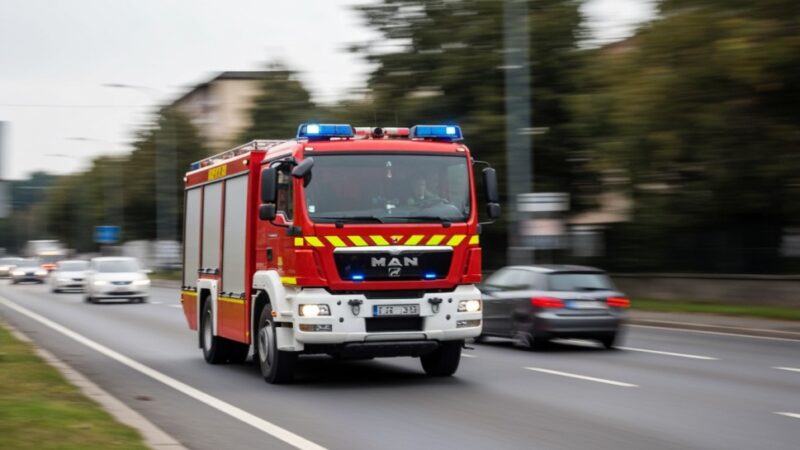 Kierowca w Opolu gasi pożar samochodu przed przybyciem straży