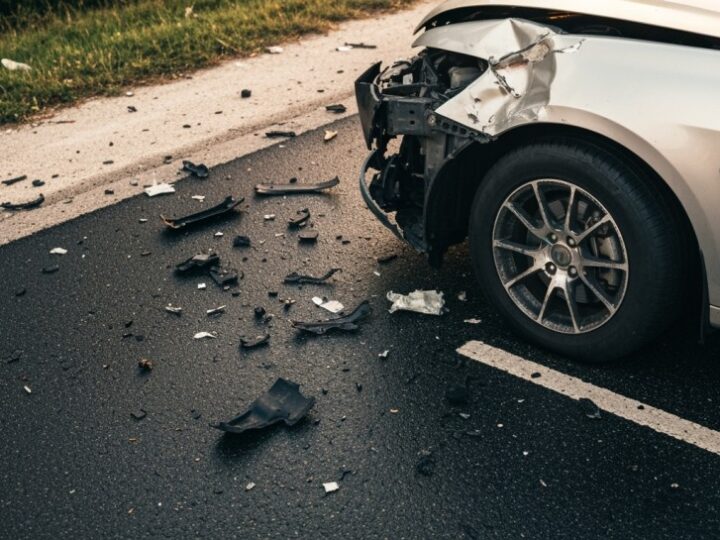 Wypadek na A4: Ratownicy zabezpieczają teren w Opolu