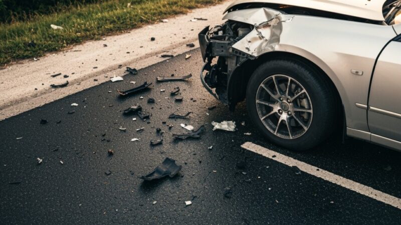 Wypadek na A4: Ratownicy zabezpieczają teren w Opolu