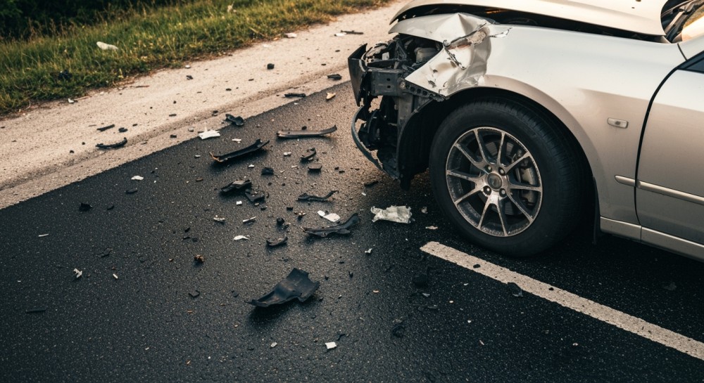 Wypadek na A4: Ratownicy zabezpieczają teren w Opolu