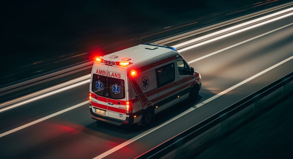 Strażak w akcji: Ratunek dla kierowcy w kryzysie