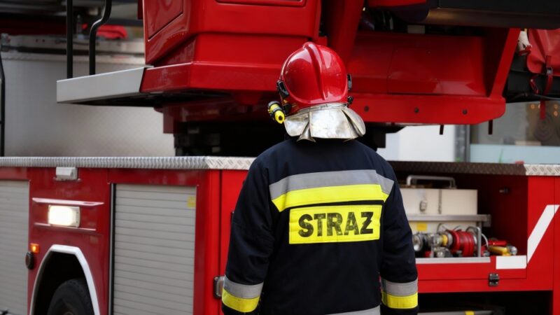 Strażacy w Zawadzie ćwiczą ewakuację i neutralizację wycieków chemicznych