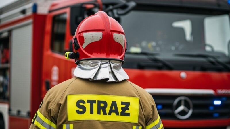 Zadymienie przy torach kolejowych w Opolu: strażacy na miejscu interwencji