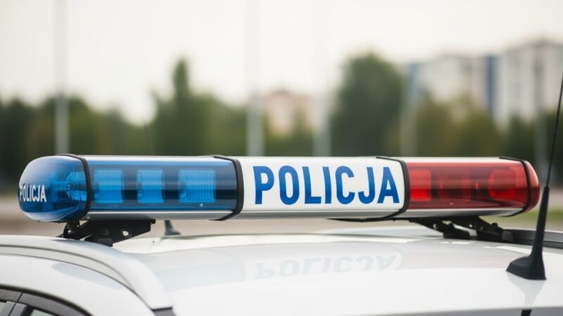 Bocian uratowany przez policjantów: błyskawiczna interwencja w Gminie Turawa