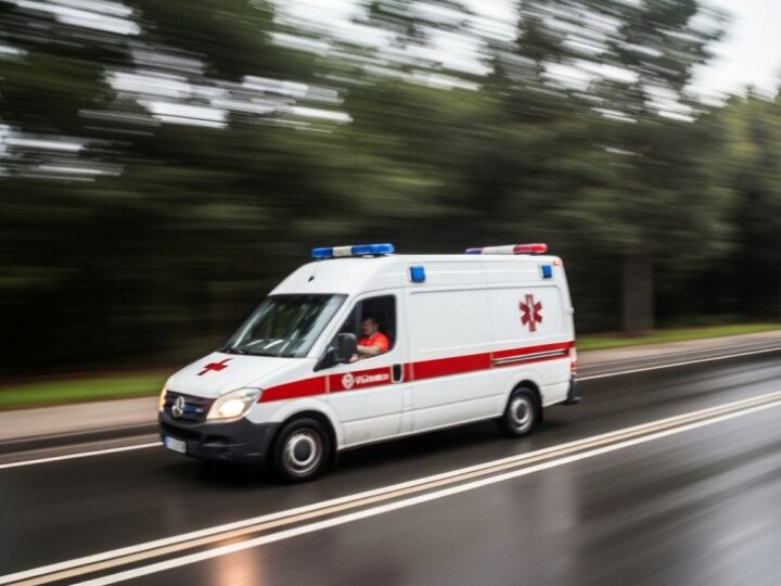 Wypadek motocyklistów w Chrząszczycach – akcja straży pożarnej i LPR