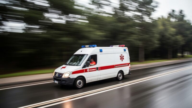 Wypadek motocyklistów w Chrząszczycach – akcja straży pożarnej i LPR