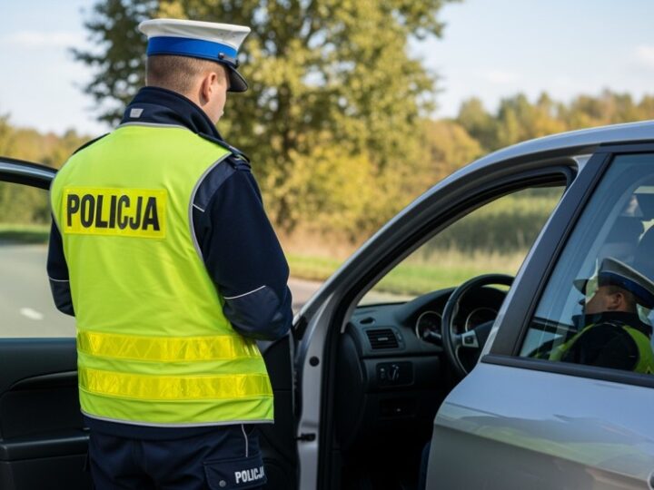 Drift na skrzyżowaniu: 2500 zł mandatu i utrata prawa jazdy