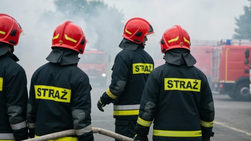 Pożar altanek w Opolu: Służby ratunkowe w akcji