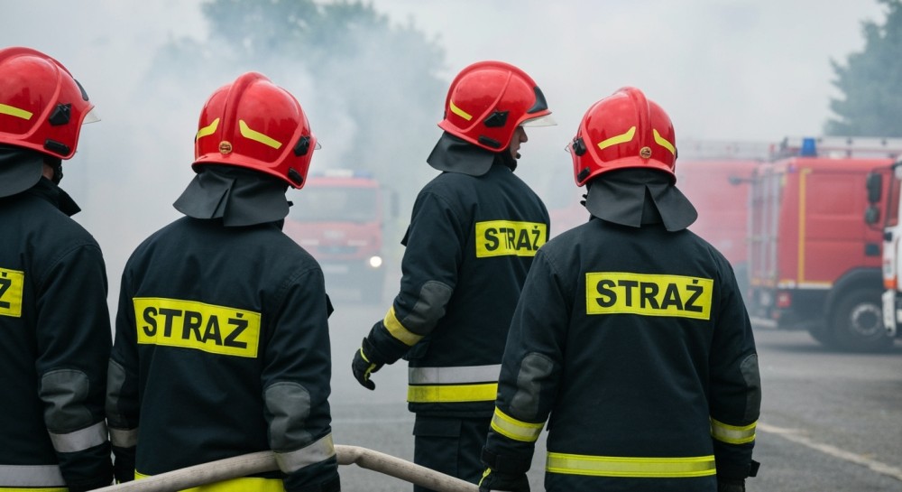 Pożar altanek w Opolu: Służby ratunkowe w akcji
