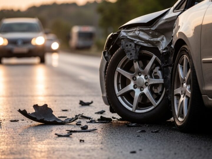 Kierowca bmw w szpitalu po zderzeniu z drzewem na trasie Bardno–Kubice